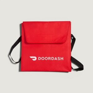 DoorDash Insulated Pizza Delivery Bag Red Thermal Food‎ Carrier DDH262 Large